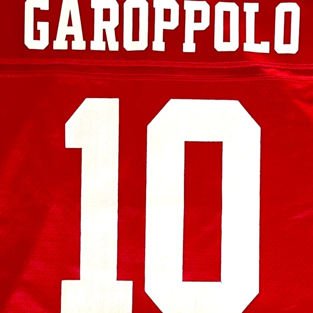 Nike San Francisco 49ers Jimmy Garoppolo Jersey Mens 2X/3X Red NFL Football 10
